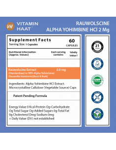 Alpha Yohimbine 2mg 2