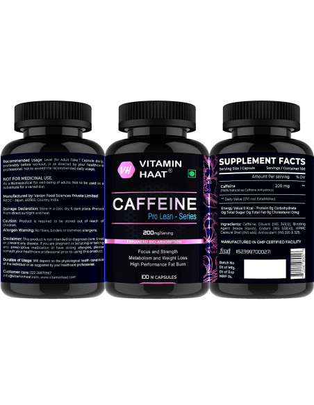 Caffeine Pre Workout Supplement for Men & Women