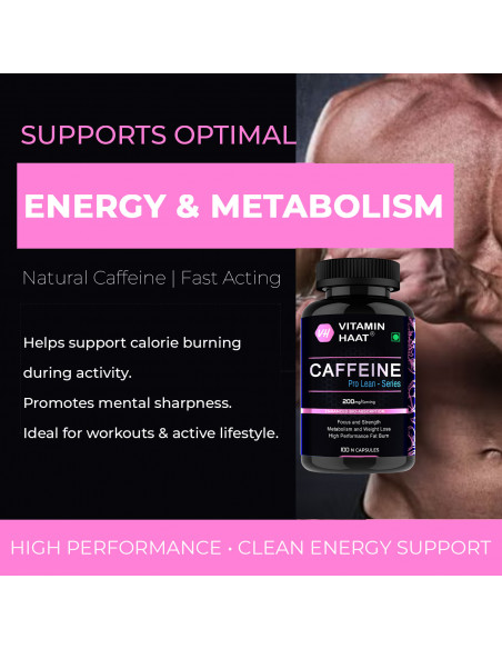 Caffeine Pre Workout Supplement for Men & Women