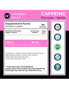 Gym Supplement for men and Women Caffeine Pills 2