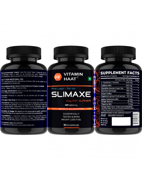 Slimaxe Day Fat Burner for Weight Loss for Women and Men