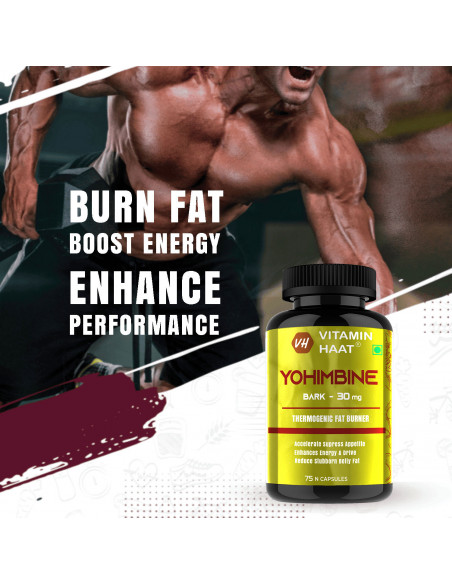 Yohimbine Bark Extract 30mg