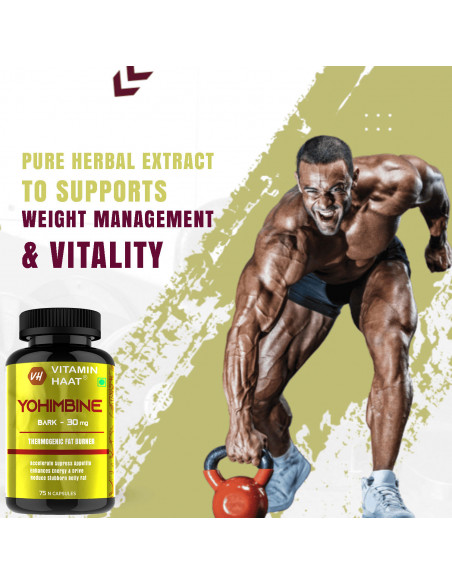 Yohimbine Bark Extract 30mg