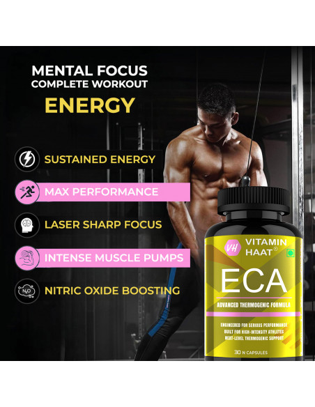 Caffeine, Ephedra Extract, L-Theanine Capsules