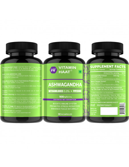 Ashwagandha Supplements 90 caps