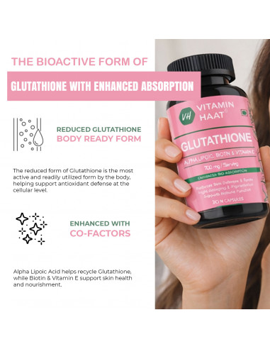 Buy Glutathione (Skin) Online at Best Prices in India | At VitaminHaat
