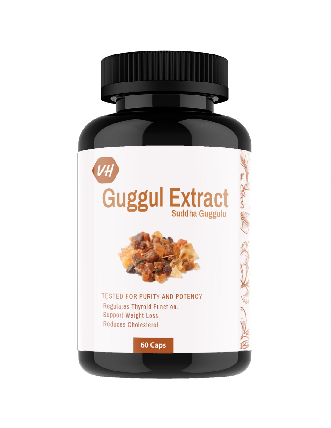 Guggul Extract Suddha Guggulu For Body Health 60 Capsules guggul-extract-suddha-guggulu-for-body-health-60-capsules