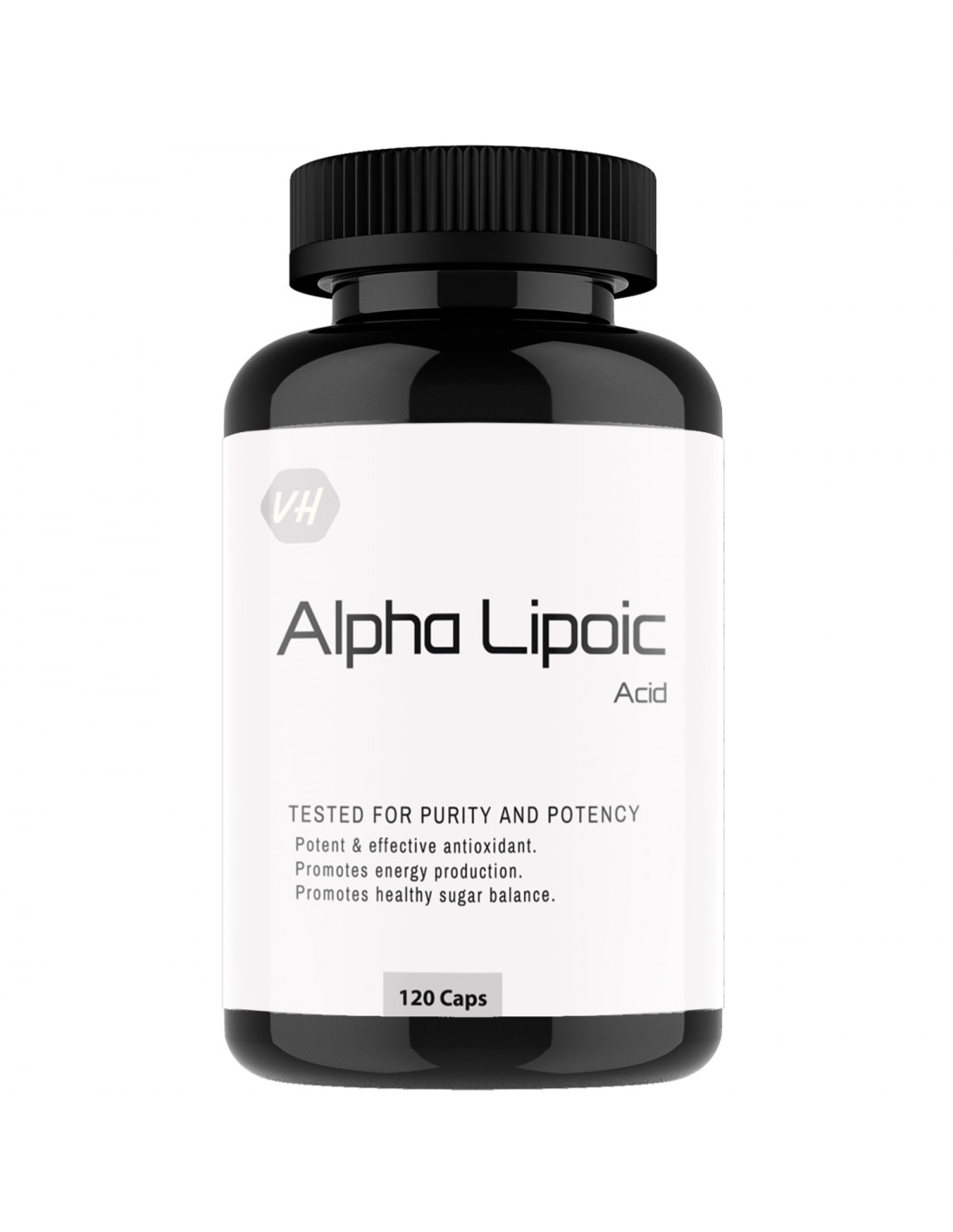 Alpha Lipoic  (ALA) Potent antioxidant 120 Caps