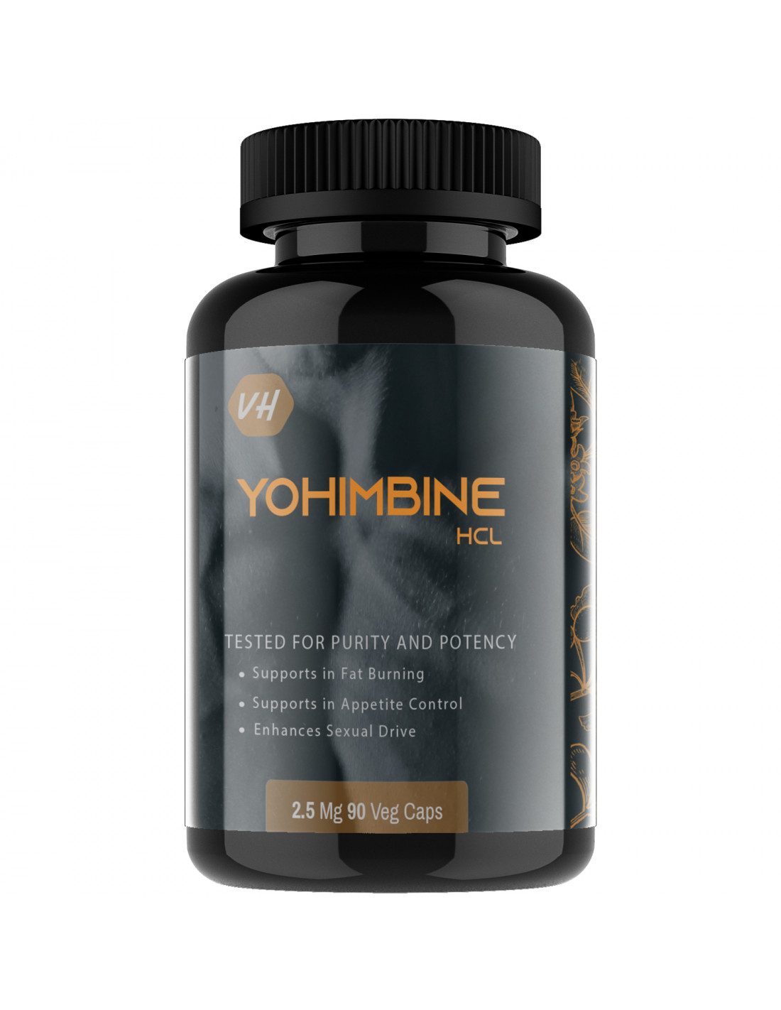 Yohimbine hcl 2.5 mg 90 capsule Fat Burner